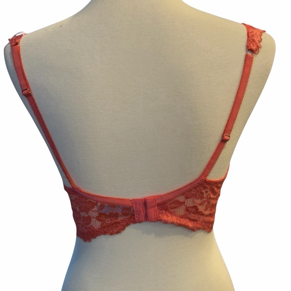 Daisy Fuentes Coral Lace Bralette - Picture 7 of 10